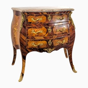 Louis XV Chest of Drawers in Rosewood Marquetry