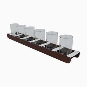 Vintage Drinking Glass Carrying Rack by Carl Auböck, 1960s