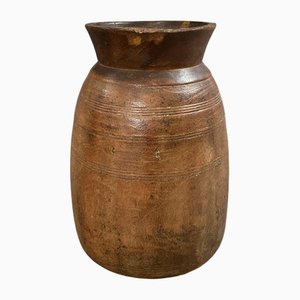 Himachal Topf aus Holz, 1920er