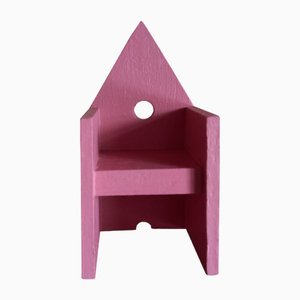 Vescovina en miniatura rosa de Lanfranco Benvenuti para Meccani Arredamenti, 1985