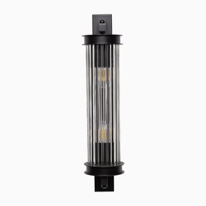 Large Black Elon Wall Light from Pure White Lines