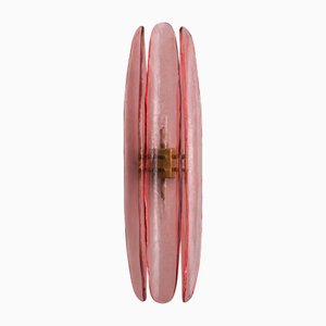 Pink Dahlia Wall Light from Pure White Lines