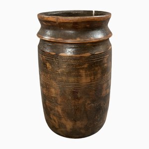 Himachal Topf aus Holz, 1920er