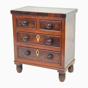 Regency Mahogany Miniature Chest of Drawers, 1830s