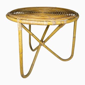 Table Basse Vintage en Bambou, Italie, 1960s
