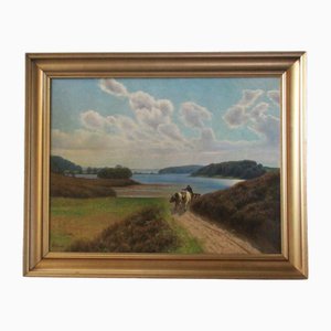 Emil Wennerwald, Dänemark, 1890er, Öl auf Leinwand