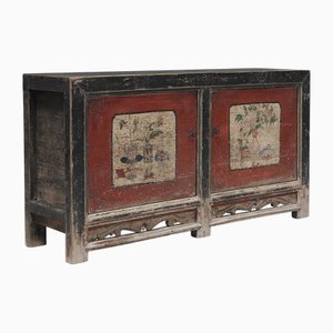 Antique Painted Gansu Sideboard, 1890s