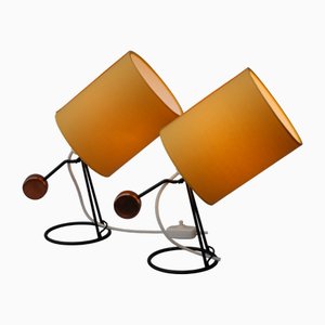 Model 26 Wall or Table Lamps for AJH, Sweden, 1950s, Set of 2