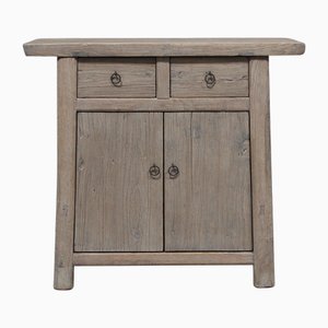 Tapered Natural Elm Buffet, 2010s