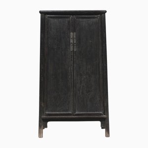 Large Tapered Dark Elm Cabinet