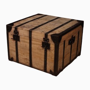 Large Wooden Trunk, 1960s