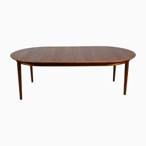 Scandinavian Teak Dining Room Table, 1970s