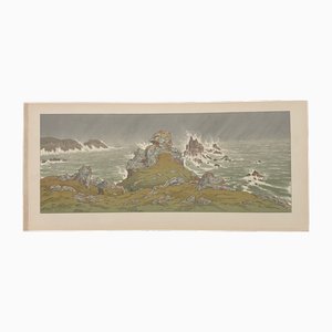 Henri Rivière, La Féérie des Heures: La Tempête, Lithographie