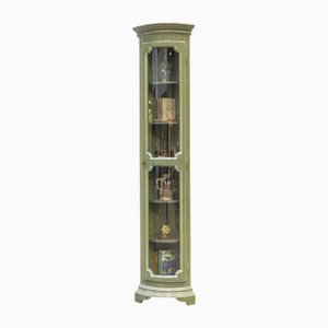 Vitrine d'Angle Selva Laquée Vert