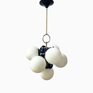 Lámpara de araña vintage atribuida a Stilnovo, años 60