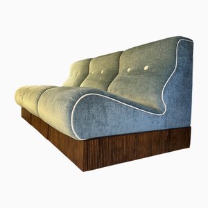Modular Padded Sofa, 1970s, Set of 3