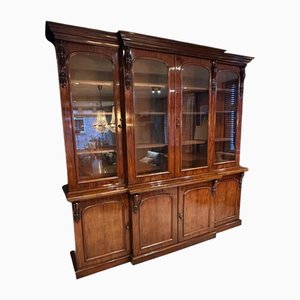 Large Antique Bookcase in Mahogany