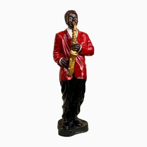 Large American Jazz Figurine, 1960s