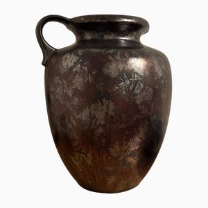 Brutalistische westdeutsche Vase von Scheurich Keramik, 1970er