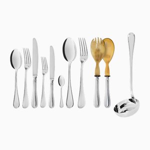 Cutlery Set in .800 Silver, Set of 89