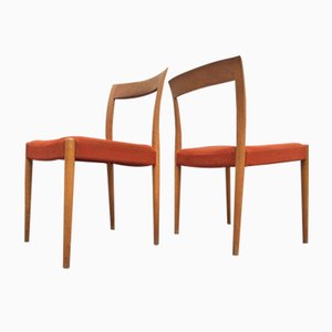 Set of Danish Oak Side Chairs by Søren Willadsen, 1960s