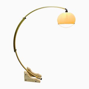 Lampada da terra vintage ad arco, anni '70