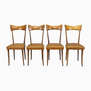 Italian Dining Chairs, 1950s, Set of 4