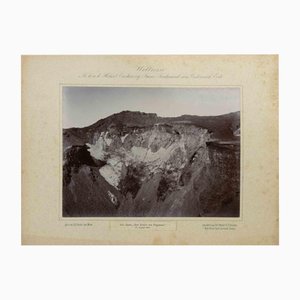 Eduard Hodek Jun, Japón, Der Krater des Fugjiama, Fotografía vintage, 1893