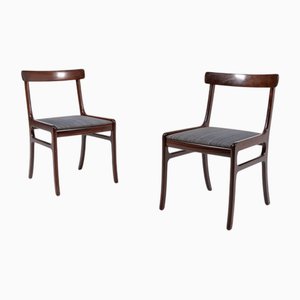 Sedie da pranzo Rungstedlund di Ole Wanscher per Poul Jeppesen Møbelfabrik, Danimarca, anni '50, set di 2