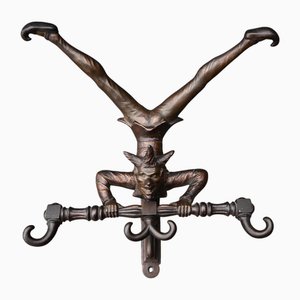 Figurative Coat Rack in Cast Iron
