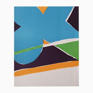 Bernd Völkke, Abstrakte Komposition, 1970er, Lithographie