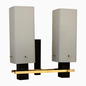 Vintage Wall Light in Opaline from Maison Arlus, 1950s