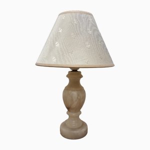 Lampada da tavolo vintage in alabastro, Spagna, anni '70