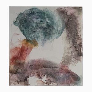 Peter Dischleit, Composition Abstraite, 1980s, Encre sur Papier