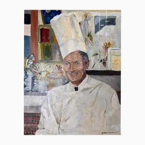 Portrait of a Chef, 1967, Oil on Canvas