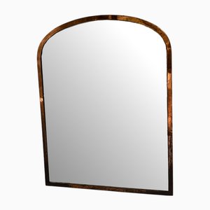 Grand Miroir Mercury en Métal Cuivré, 1930