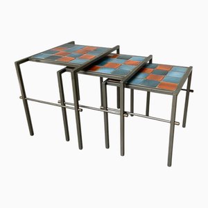 Vintage Nesting Tables, 1960s, Set of 3