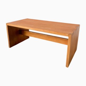 Vintage Couchtisch aus Kiefernholz von Maison Regain, 1970er