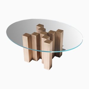 Fritz Brass and Glass Coffee Table from Biosofa