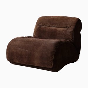 Sillón de gamuza, años 70