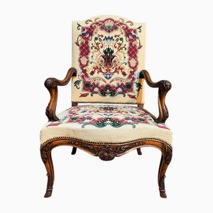 Fauteuil en Noyer, France, 1890s