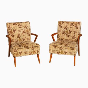 Poltrone Mid-Century, Cecoslovacchia, anni '60, set di 2