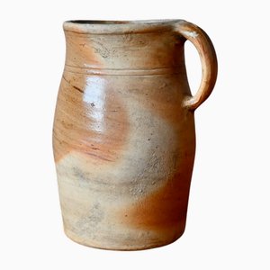 Vintage French Stoneware Pitcher, 1960s