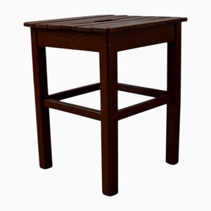 Rustikaler Bauernhocker aus Holz