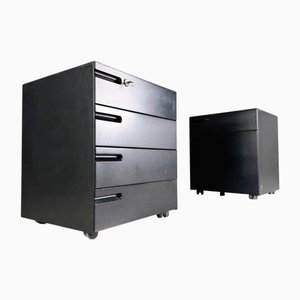 Vintage Beistelltische von Cini Boeri für Rosenthal, 2er Set