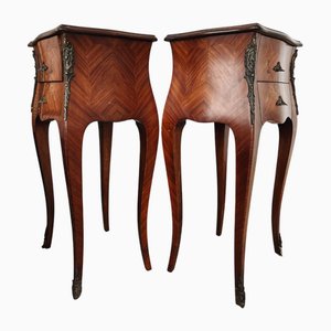 Louis XV Nachttische, 1940er, 2er Set