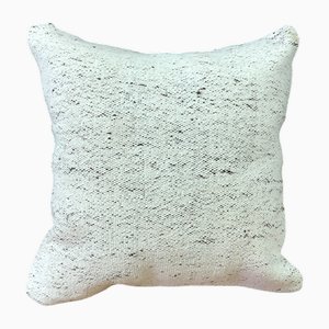 Anatolia White Tribal Pillow Case, 1960s