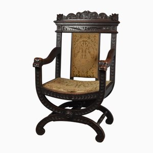 Antique Portuguese Armchair, Late 18th / Early 19th Century