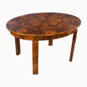 Mesa de comedor plegable Art Déco atribuida a Up Závody, años 30