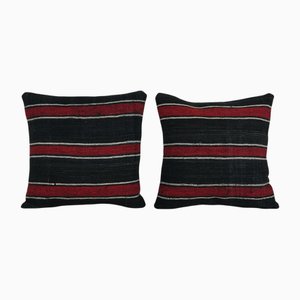 Federe quadrate fatte a mano, set di 2
